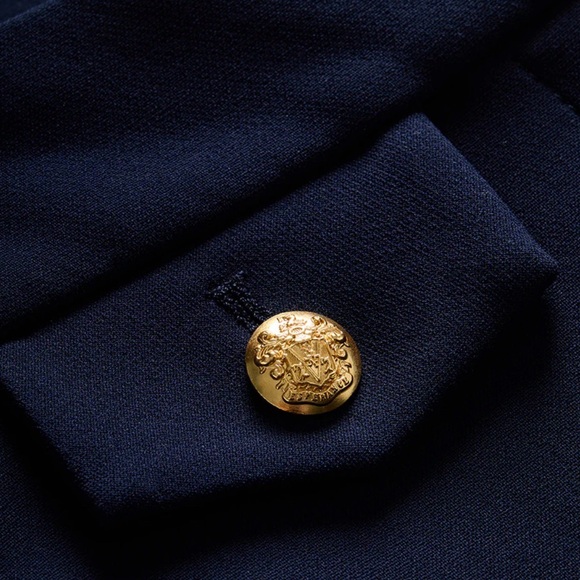 Veronica Beard -women’s Renzo straight leg pants navy  tailored crop trousers 16 - Picture 3 of 10